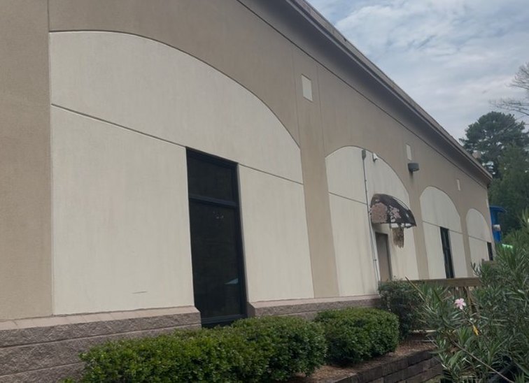 Commercial Building Facade after